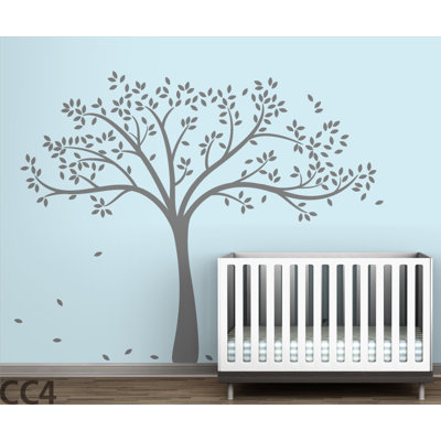 LittleLion Studio Monochromatic Fall Tree Wall Decal
