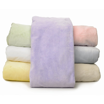 American Baby Company Heavenly Soft Chamois / Chenille Mini Crib Sheet
