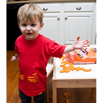 Uh-Oh Industries The Messy Line - Cheesy Fingers Top Shirt