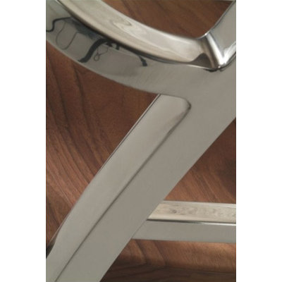Emeco Natural Wood Seat Navy Dining Chair