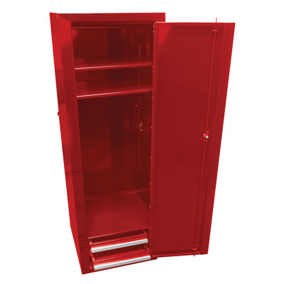 Homak 18 Side Lckr W/ 2 Drwrs - Red