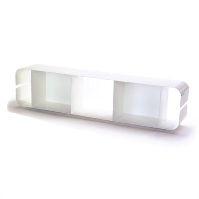 Offi Pure Design Duoplane DVD Multimedia Wall Mouted Storage Rack
