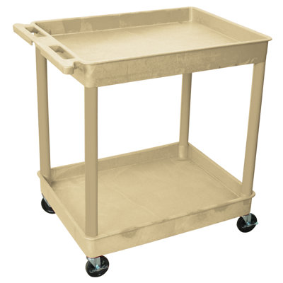Luxor Two Tub Shelf Utility Cart