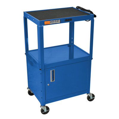 Luxor H Wilson Adjustable Height Cabinet AV Cart