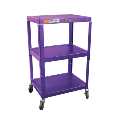 Luxor H Wilson Adjustable Height AV Cart