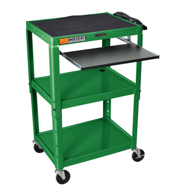 Luxor Compact Steel Mobile Computer Workstation