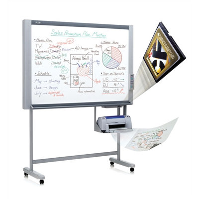 Plus Boards M-12 Series Copyboard and Optional Accessories - Color Inkjet Printer, Stand Kit and Memory Stick