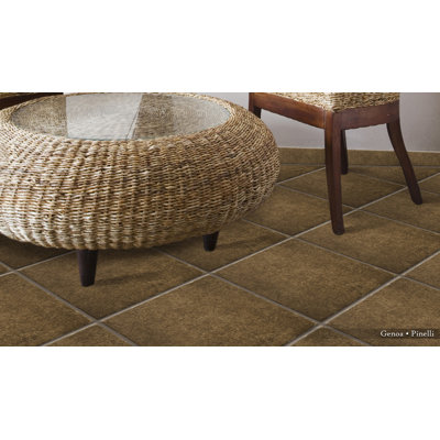 Emser Tile Genoa 16" x 16" Floor Tile in Pinelli