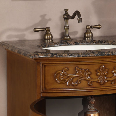 Silkroad Exclusive 58" Franklin Double Bathroom Vanity