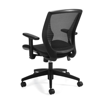 Offices To Go Mid-Back  Mesh Tilter Chair with Arms