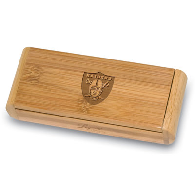 Picnic Time NFL Elan Bamboo Engraved Corkscrew in a Box