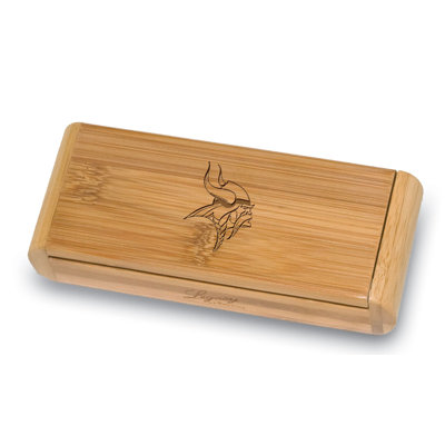 Picnic Time NFL Elan Bamboo Engraved Corkscrew in a Box