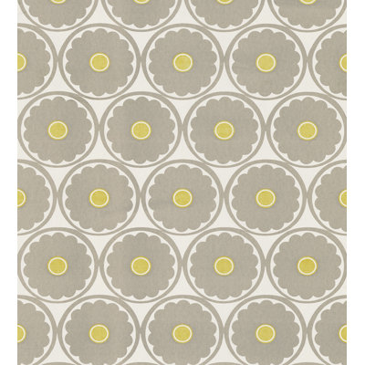 Brewster Home Fashions Echo Design Retro Flower Wallpaper in Gray