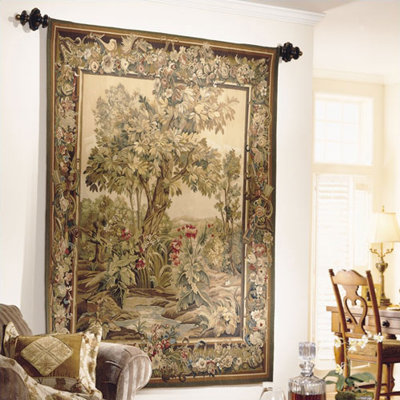 Handwoven Autumn Stream Tapestry