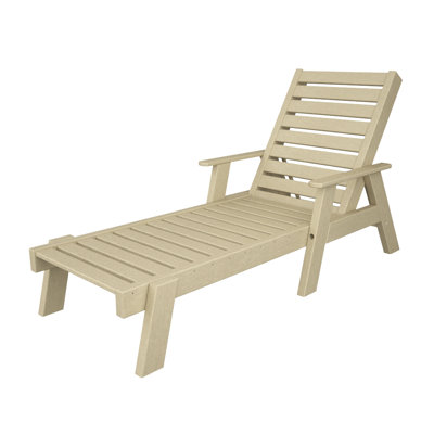 POLYWOOD&reg; Captain Chaise Lounge with Arms