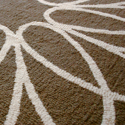 notNeutral Just for Kids White/Sable Ribbon Kids Rug