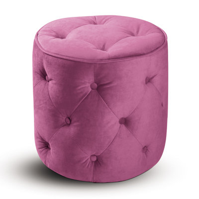 Ave Six Curves Fabric Ottoman