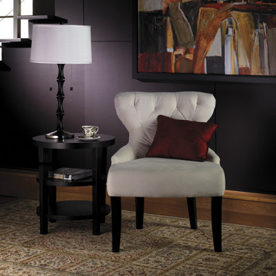 Ave Six Curves Hour Velvet Slipper Chair