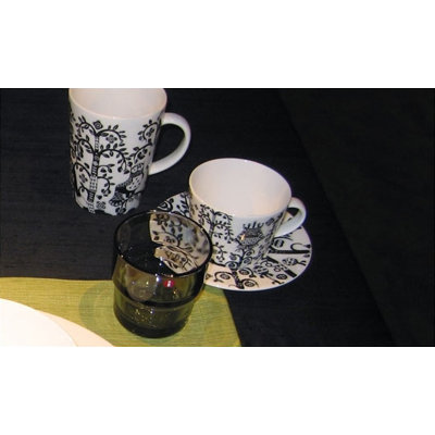 iittala Taika 4.5" Black Espresso Saucer