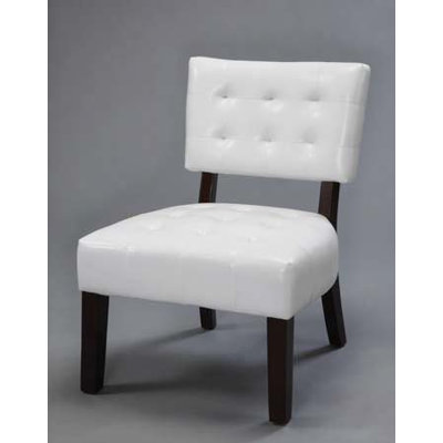 Wildon Home &reg; Modern Vinyl Slipper Chair