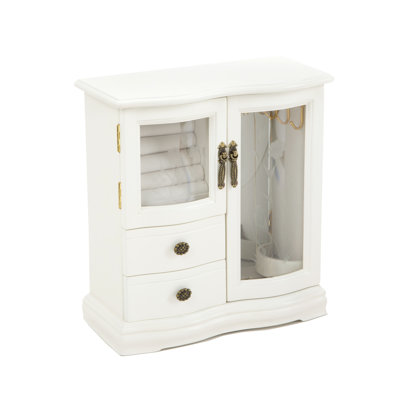 Wildon Home &reg; Classical Collection Two Dual Case Jewelry Box in Cream