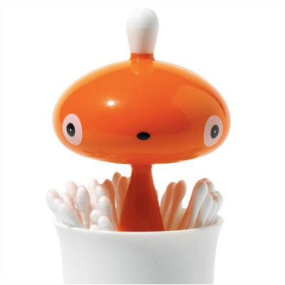 Alessi Pisellino Cotton Swab Holder by Stefano Giovannoni