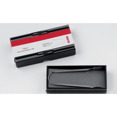 Alessi Dry Tongs in Mirror with Satin Handles by Achille Castiglioni