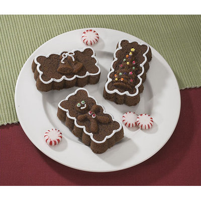 Nordicware Platinum Holiday Mini Loaves Cake Pan