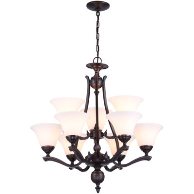 DVI Devonshire 9 Light Up Chandelier