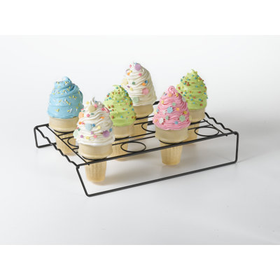 Nifty Home Products Ice Cream Cone Cupcake Baking Rack