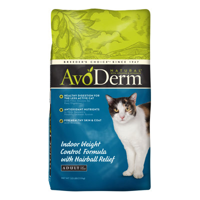 AvoDerm Natural Brown Rice and Chicken Meal Weight Control Formula Cat Food