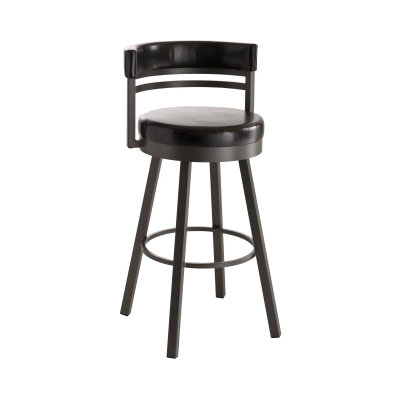 Amisco Europa 26" Ronny Swivel Counter Stool