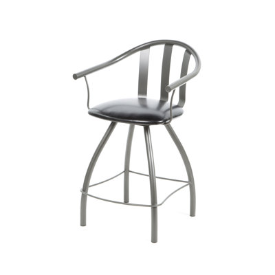 Amisco Mae 24" Swivel Counter Stool