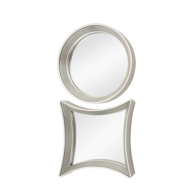 Majestic Mirror Contemporary Wall Mirror  (Set of 2)