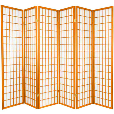 Oriental Furniture Window Pane in Orange