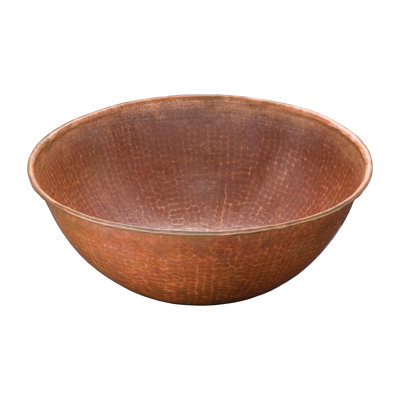 Black Copper Beech Hand Hammered Copper Vessel Sink