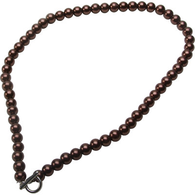 Bret Roberts Glass Pearl Strand Necklace