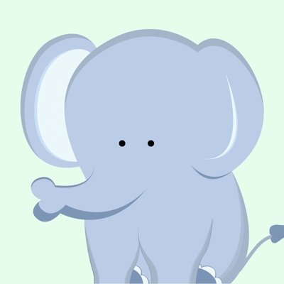 Elephant Wall Art Print