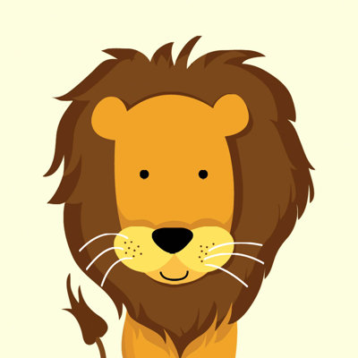 Lion Wall Art Print