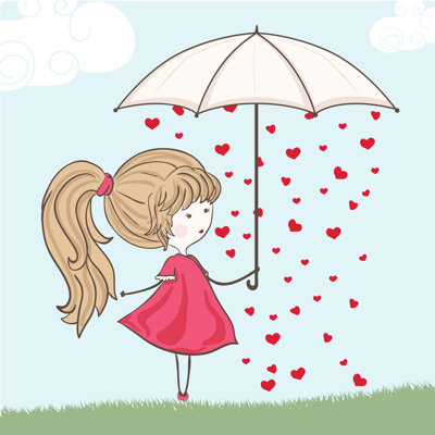 Rain Fall Wall Art Print