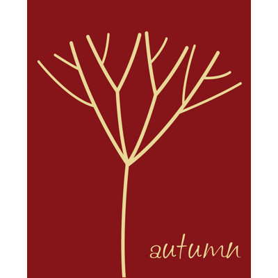 Secretly Designed Autumn Tree Art Print