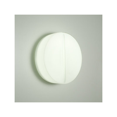 Rotaliana Lucio W1 Wall Sconce in Chrome / Etched White
