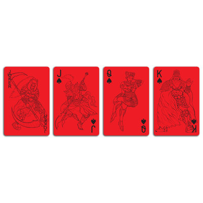 Molla Space, Inc. Red Playing Cards