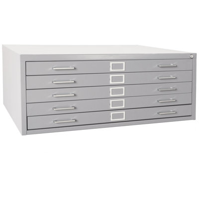 Sandusky Cabinets 5 Drawer Steel Flat File Cabinet
