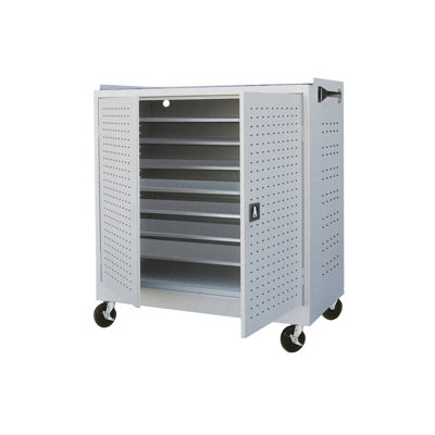 Sandusky Cabinets Mobile Laptop Security Cabinet with Charging System