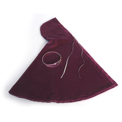 Carpatina Royal Purple Velvet Cloak and Crown for all 18" Dolls