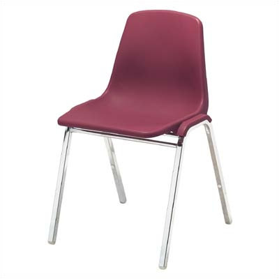 National Public Seating Poly Shell Chair with Optional Tablet Arm