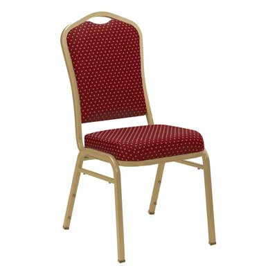 National Public Seating Series 9300 Fabric Silhouette Banquet Stacker with Box Designer Back