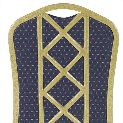 National Public Seating Series 9300 Fabric Silhouette Banquet Stacker with Box Designer Back