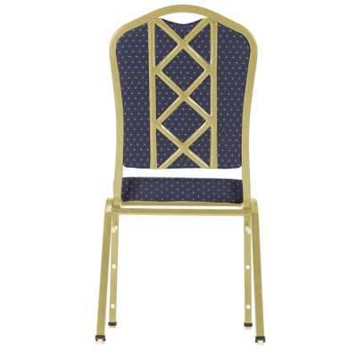 National Public Seating Series 9300 Fabric Silhouette Banquet Stacker with Box Designer Back